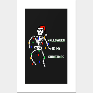 Halloween Christmas Posters and Art